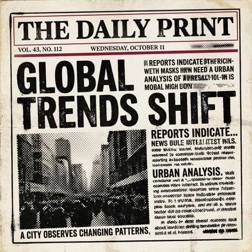 Newspaper Halftone style preview